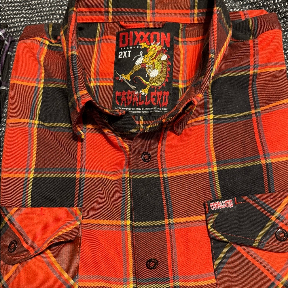 DIXXON 2X tall Cabellero flannel w/tag
